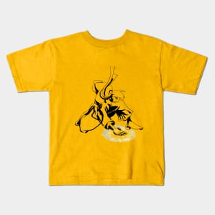 Little girl fighter Kids T-Shirt